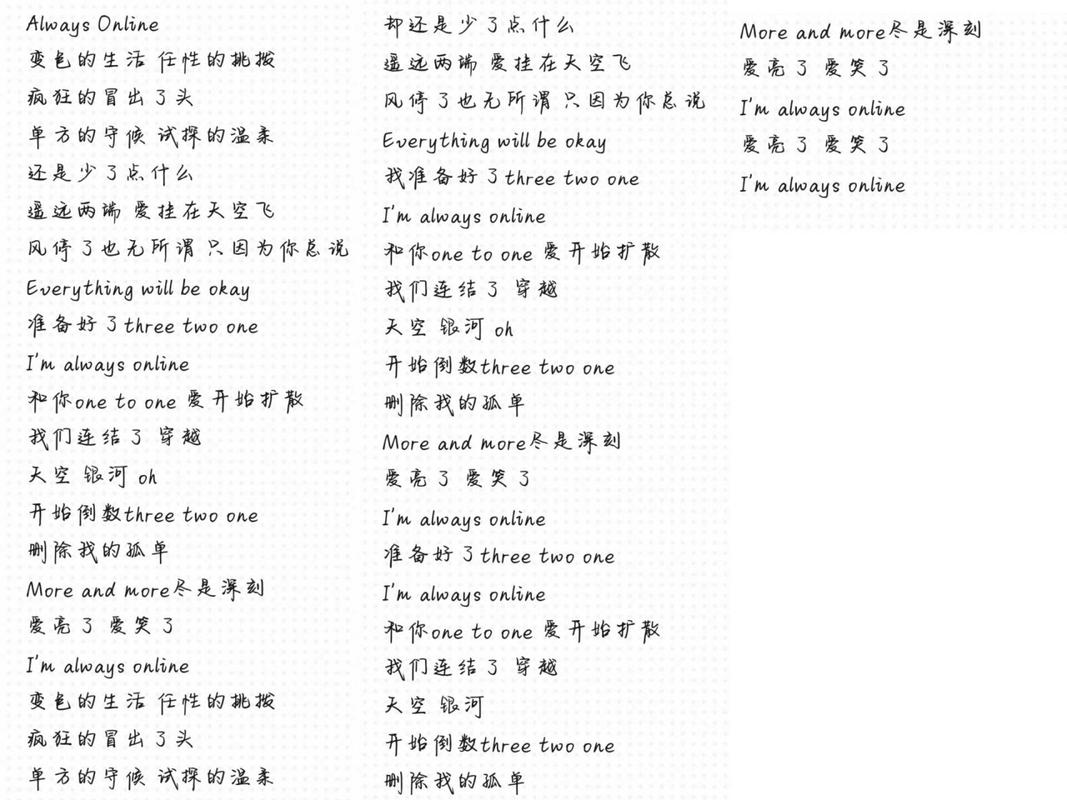 line中文意思:alwaysonline中文意思