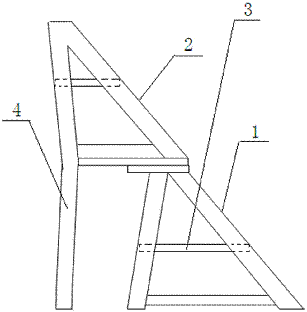 椅子变梯子制作尺寸图-制作凳子变梯子的详细教程