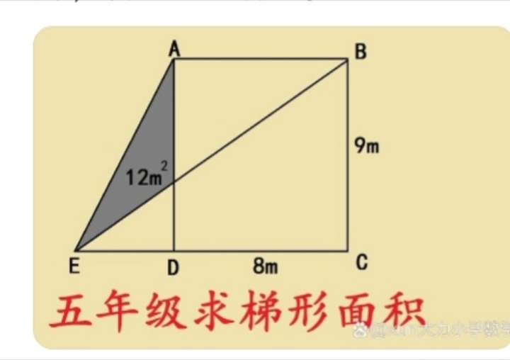 梯子图形的面积怎么求-梯子图形的面积怎么求公式