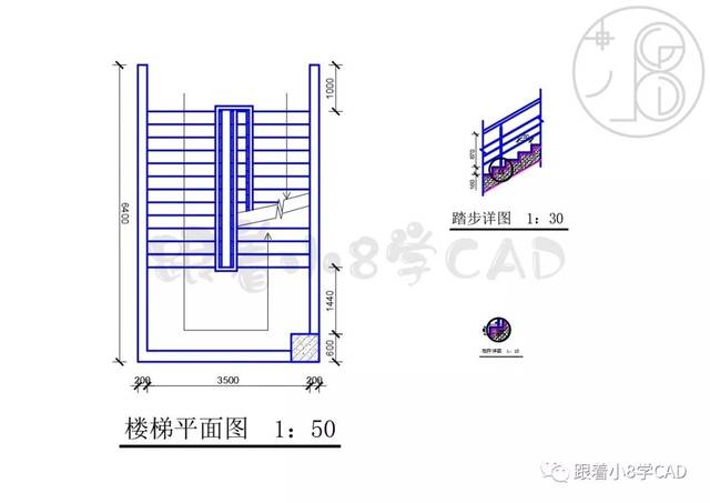 梯子cad平面图-梯子用cad怎么画