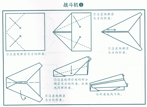 纸飞机教程战斗机:纸飞机怎么折战斗机