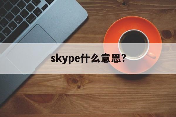 skype什么意思?,skype是什么软件 怎么使用